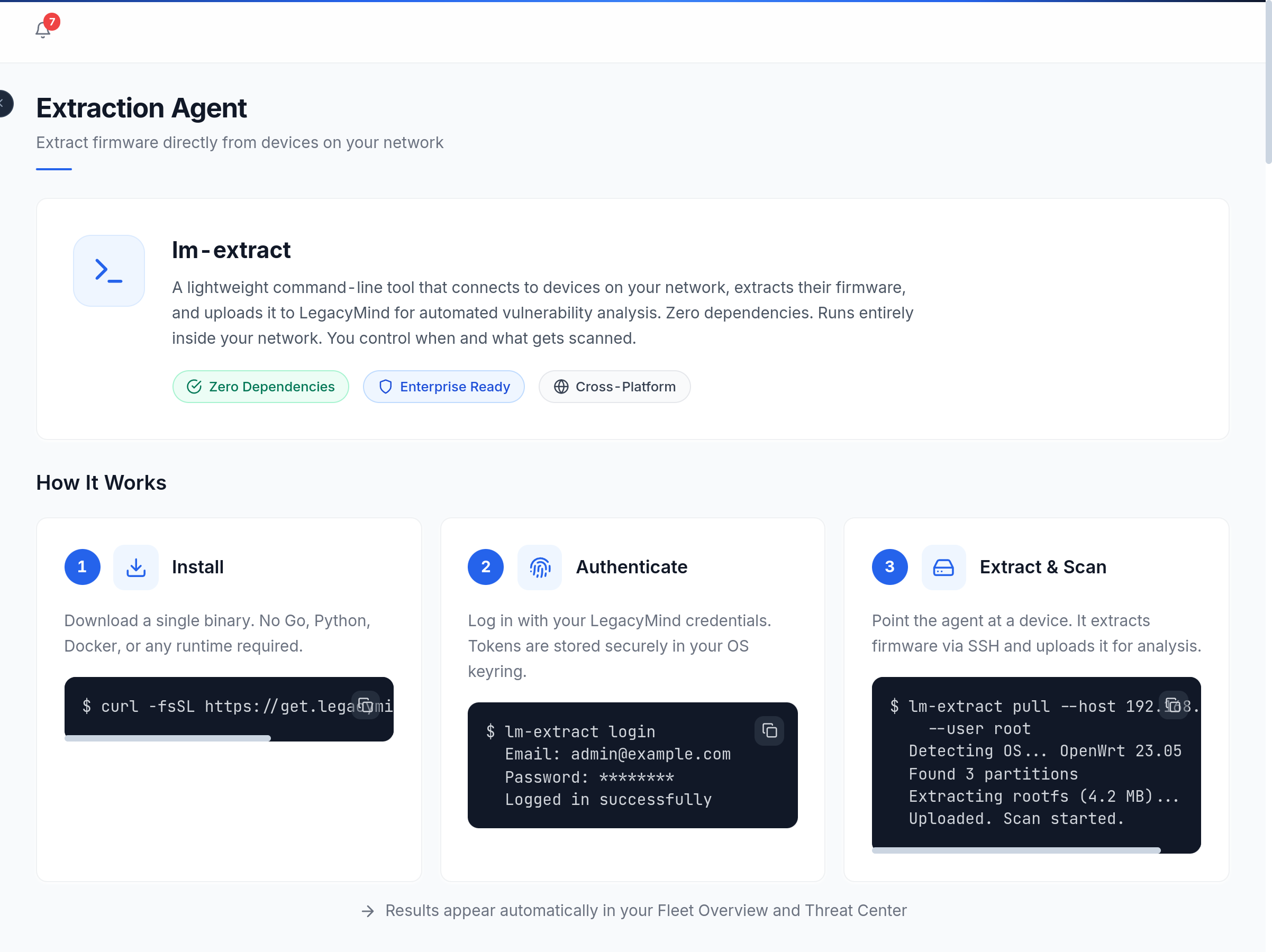 LegacyMind Firmware Extractor — SSH-basierte Firmware-Extraktion